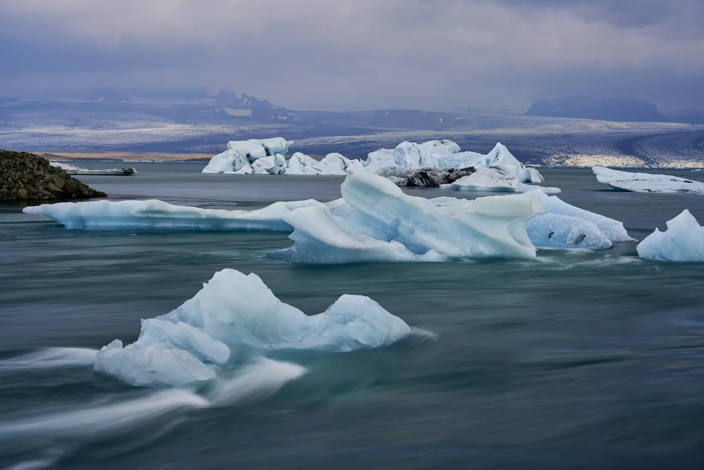 Ein Eisberg in der Nahsicht